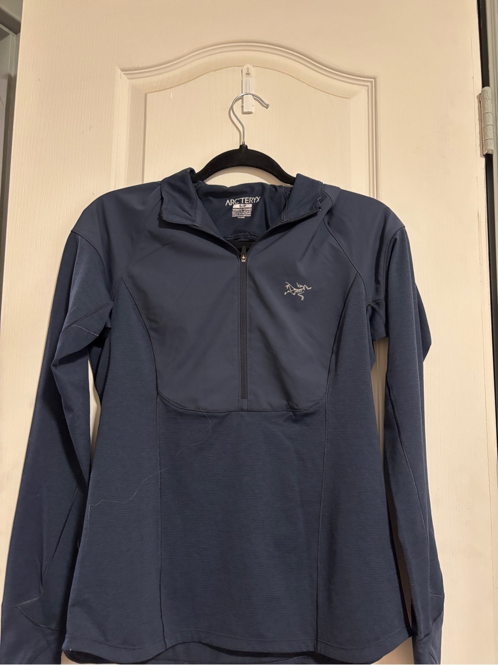 Arc'teryx Women's Navy Blue Half-Zip Varsity Jacket